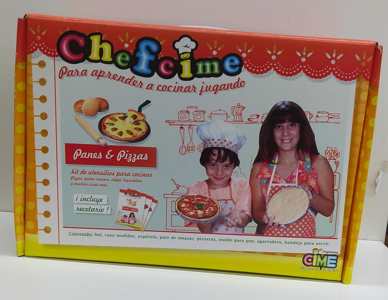 Chef panes y pizza