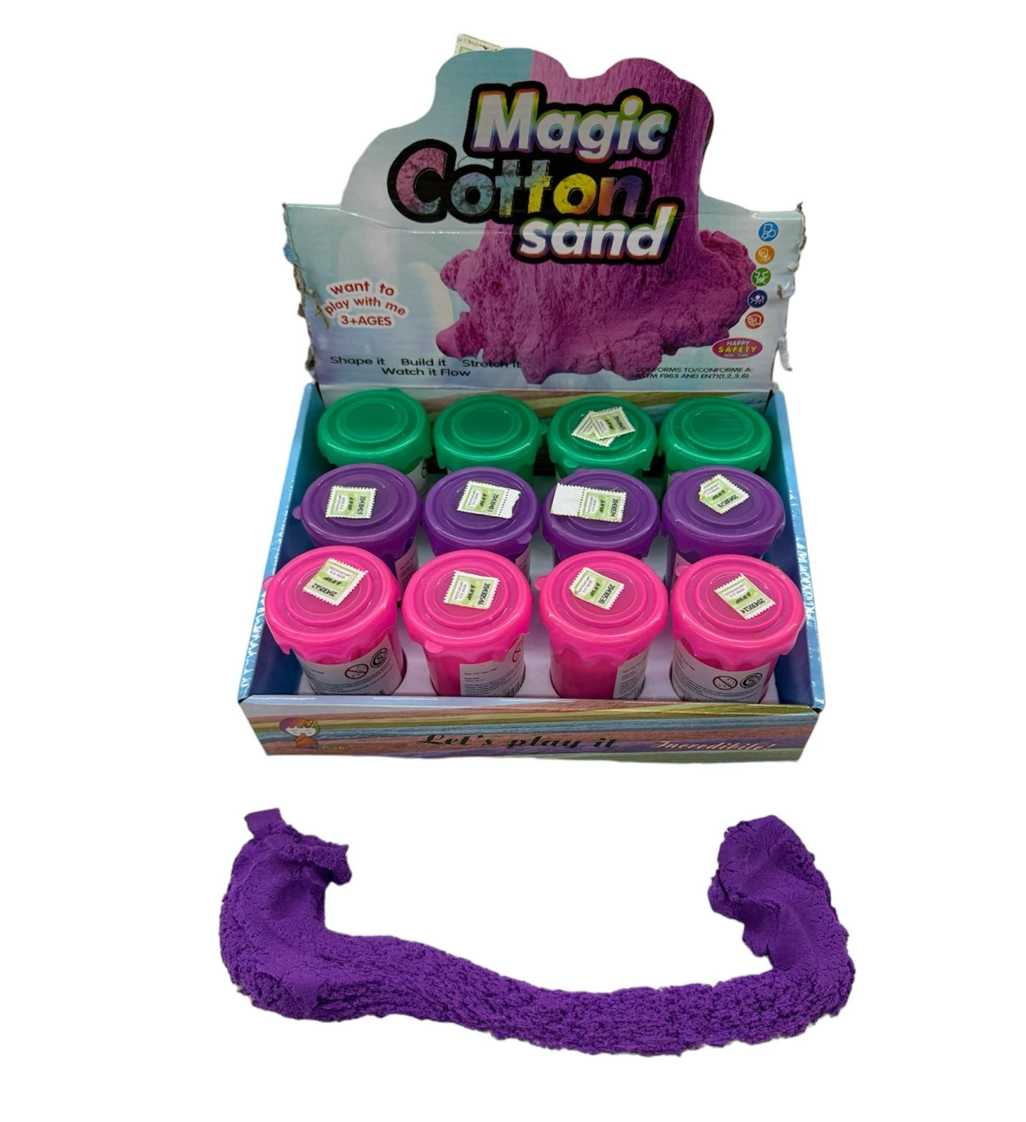 Magic cotton sand