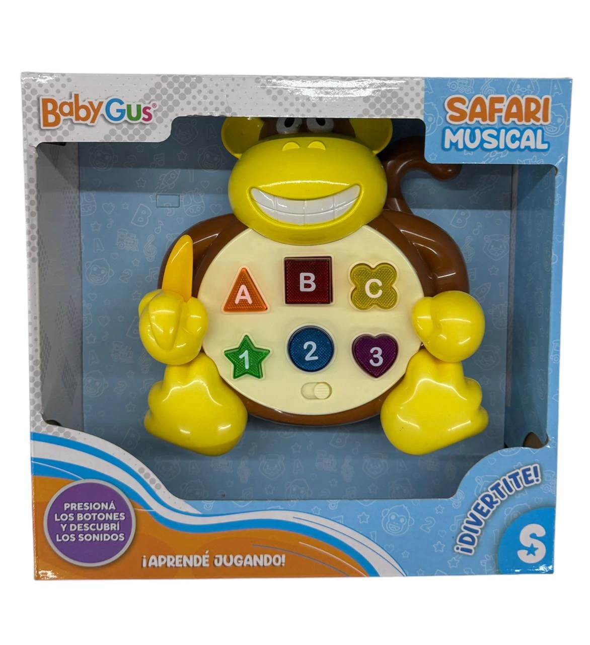 Juego interactivo mono 17x16 cm